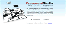 Tablet Screenshot of crossword-studio.com